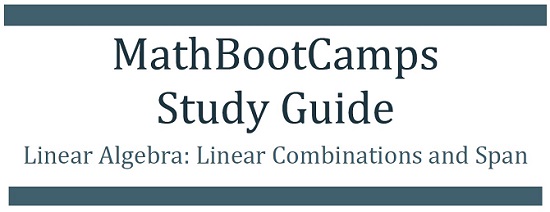 550x212 Linear Combinations Of Vectors