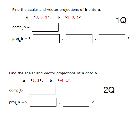 Solved Find The Scalar And Vector Projections Of B Onto 518x444 Solved Find The Scalar And Vector Projections Of B Onto