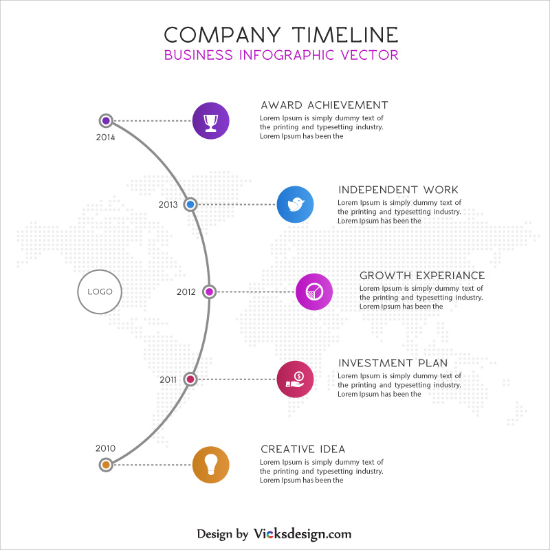 800x800 Corporate Timeline Infographics, Creative Idea, Journey Of Company