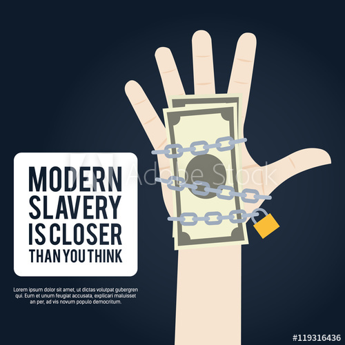 500x500 Anti Human Trafficking Poster Design Template