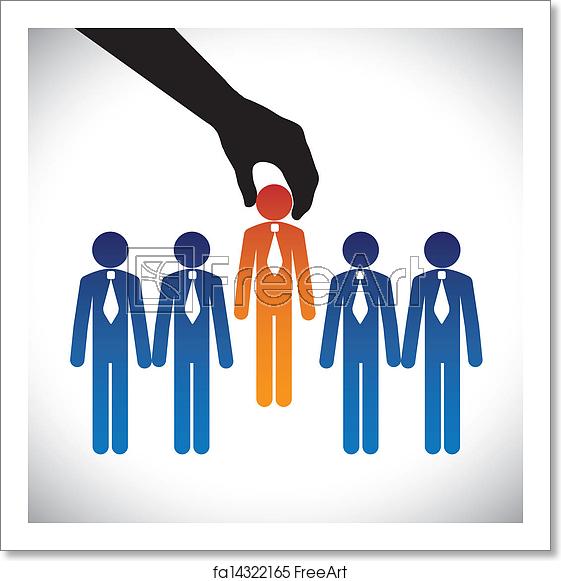 561x581 Free Art Print Of Concept Vector Graphic Hiring