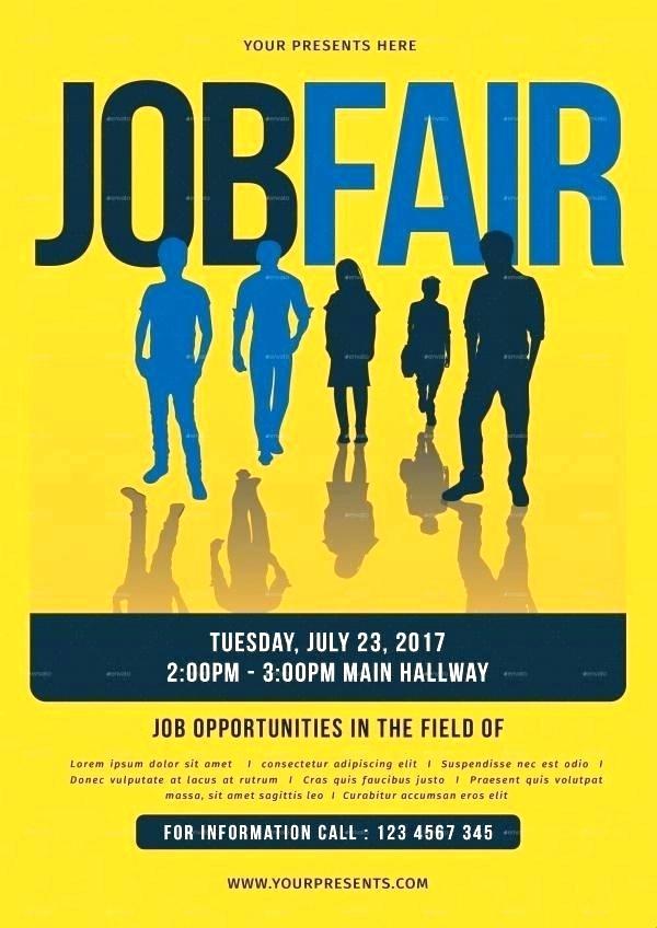 600x848 Job Flyer Template Free Fair Flyers Vector Poster Career Company