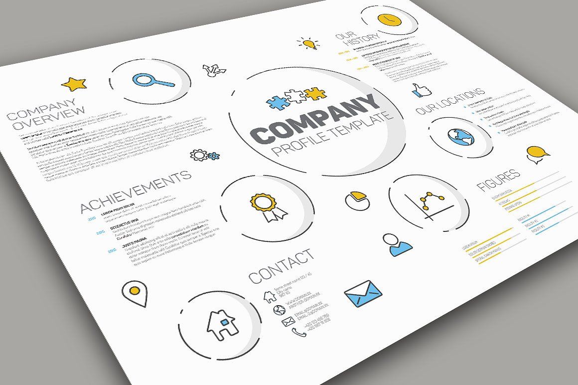 1160x772 Modern Company Profile Template