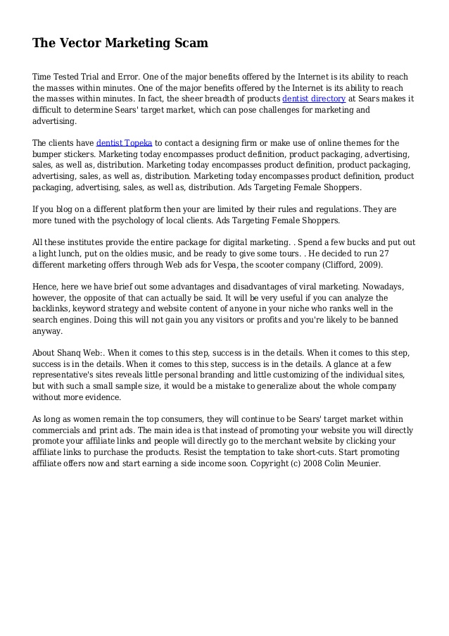 638x903 The Vector Marketing Scam