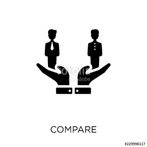 500x500 Compare Icon Compare Symbol Design From Human Resources