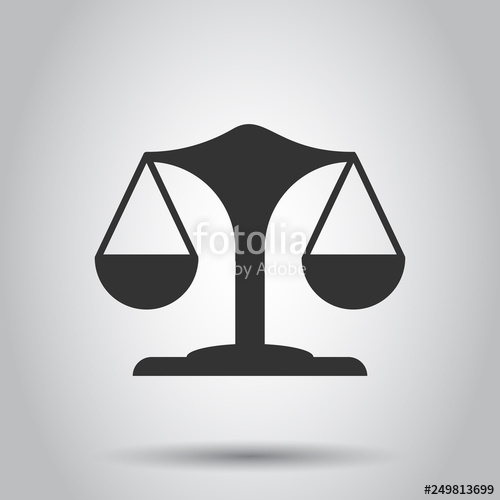 Scale Comparison Icon In Flat Style Balance Weight Vector 500x500 Scale Comparison Icon In Flat Style Balance Weight Vector