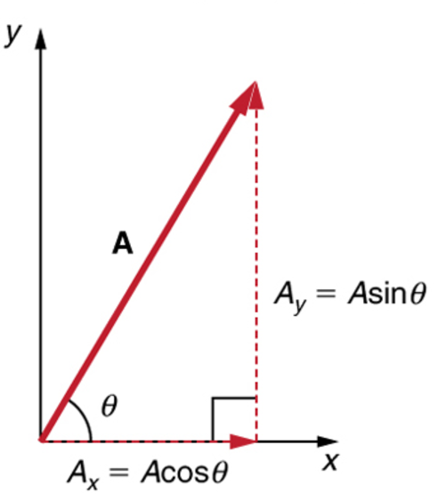 492x564 Analyzing Vectors Using Trigonometry Review
