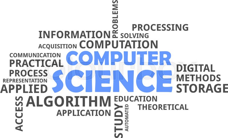800x487 A Word Cloud Of Computer Science Stock Vector Colourbox