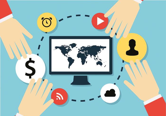 700x490 Flat Design Vector Concepts For Career, And Business