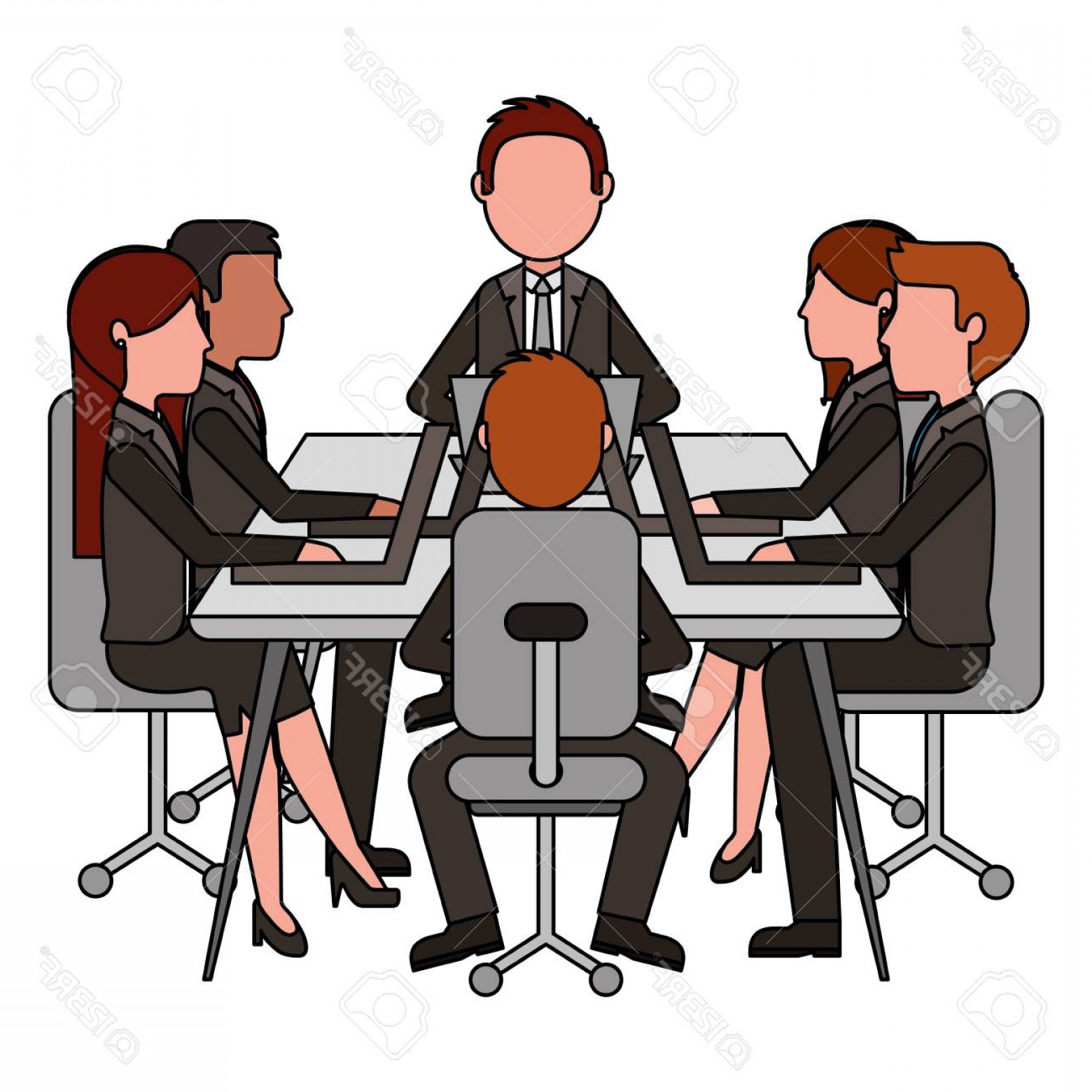 1560x1560 Vector Meeting Table Catamart