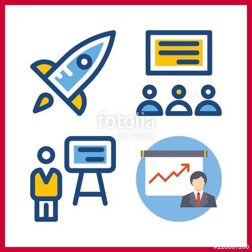 500x500 Conference Icon Presentation And Lecture Vector Icons