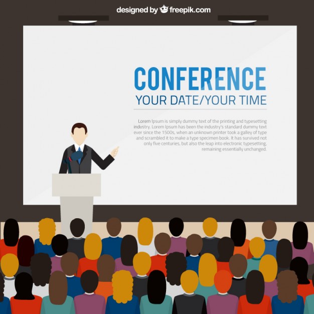 626x626 Conference Banner Template Vector Free Download