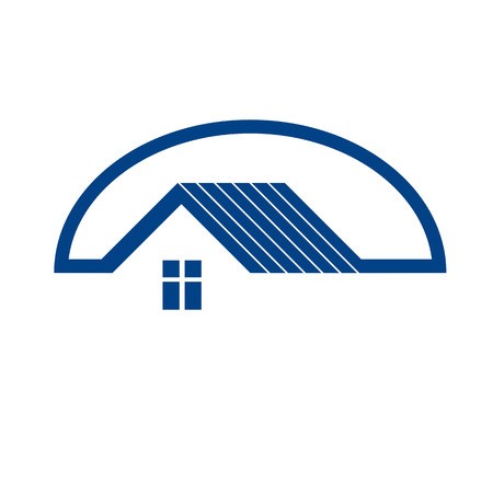 450x450 Construction Company Abstract Vector Symbol, Building Corporation