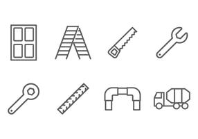 286x200 Construction Icons Free Vector Art