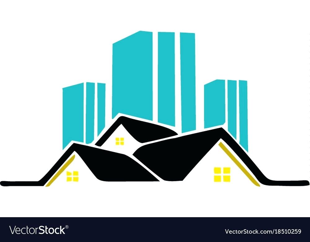 1000x780 Upstairs Construction Logo Template Design Vector Illustration