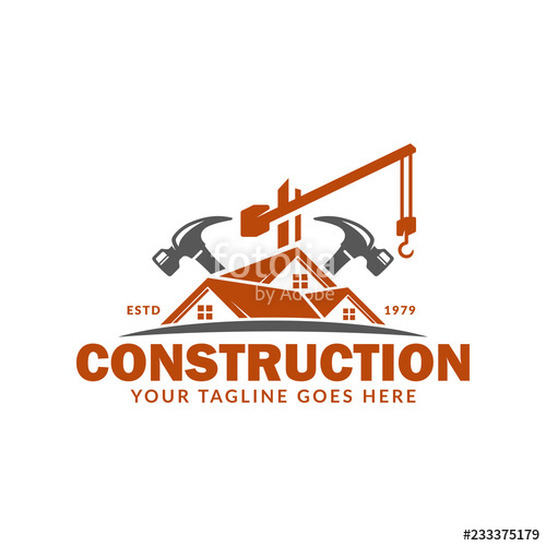 500x500 Vector Of Construction Logo Design Template, Suitable