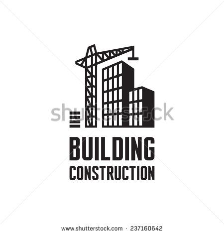 450x470 Building Construction Logo Template Vector Illustration Crane