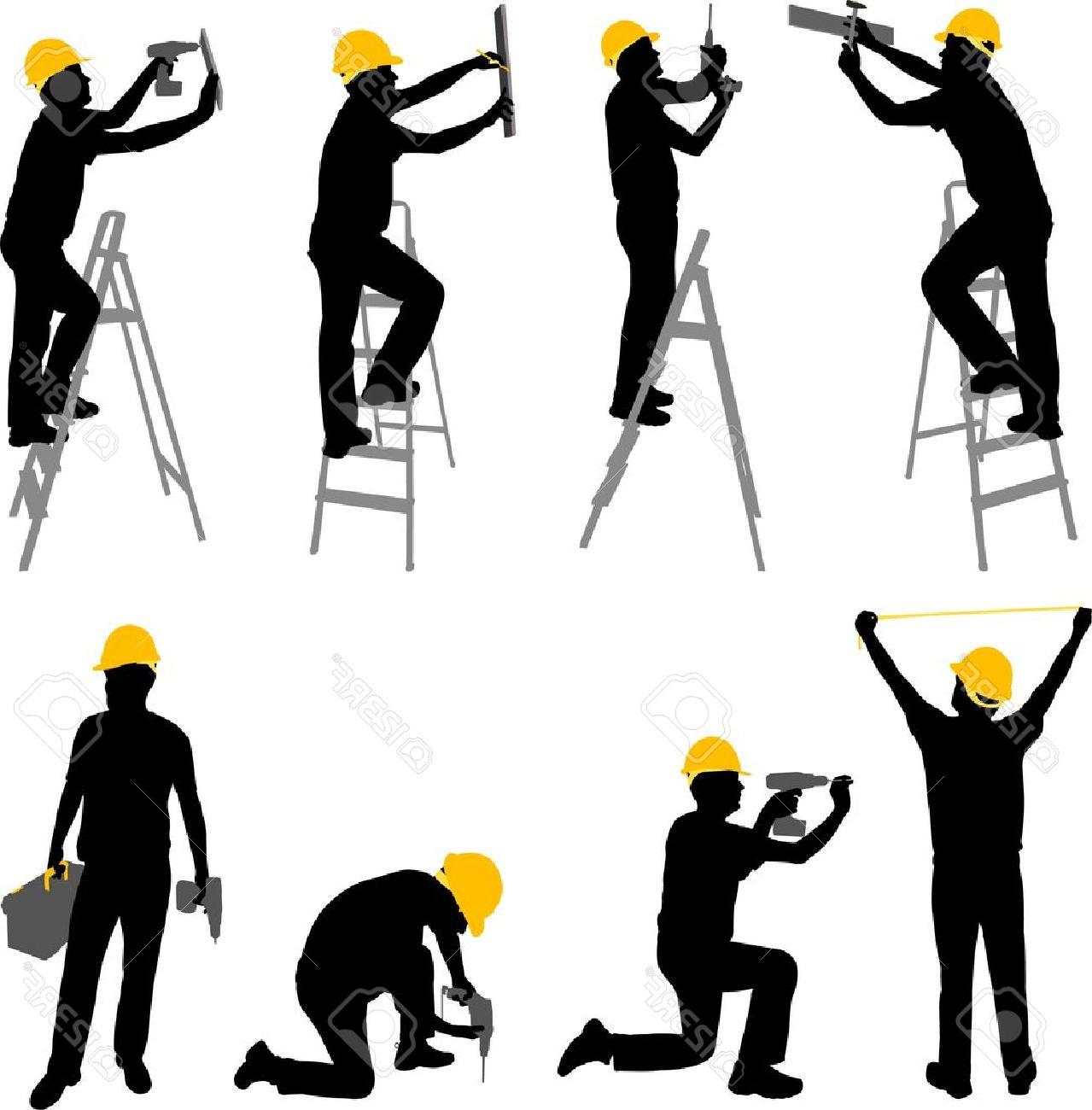 1279x1300 Best Hd Construction Worker Silhouette Clip Art Photos Free
