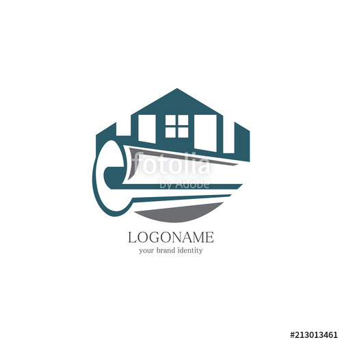 500x500 Home Contracting Logo Stock Image And Royalty Free Vector