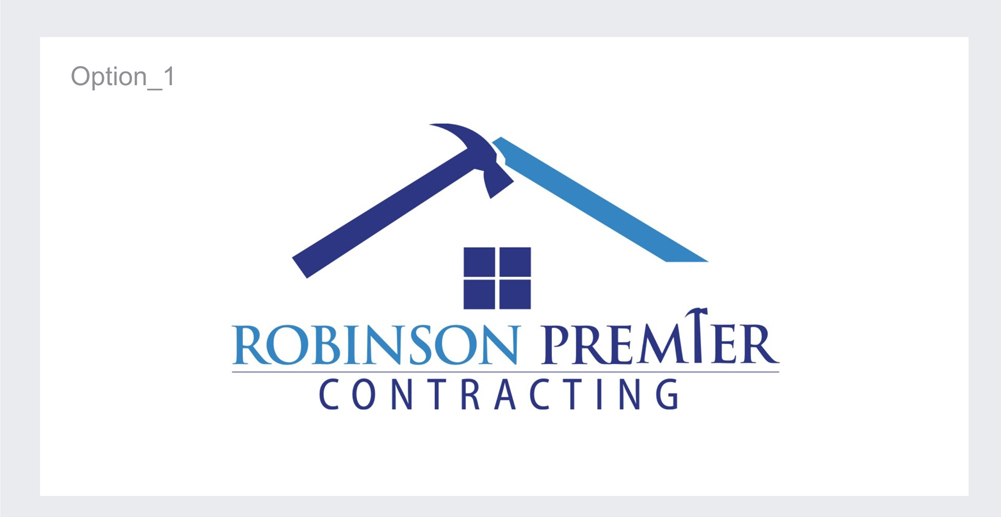 1001x517 Communication Logo Design For Robinson Premier Contracting