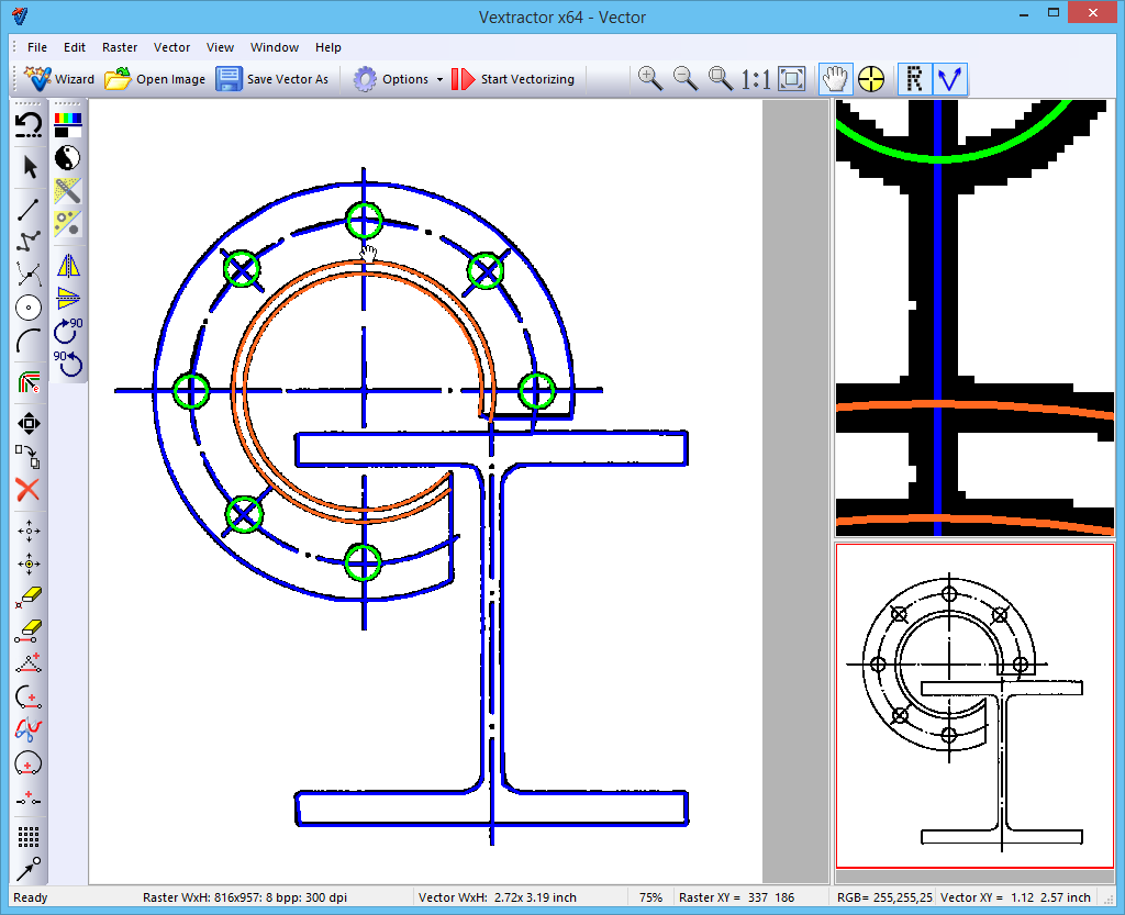 Raster To Vector Conversion Software Vextractor Vectorize Your 1024x833 Raster To Vector Conversion Software Vextractor Vectorize Your