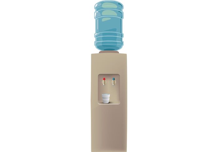 700x490 Free Water Cooler Vector