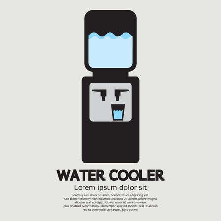 450x450 Water Cooler Graphic Vector Illustration Royalty Free Vector Graphics