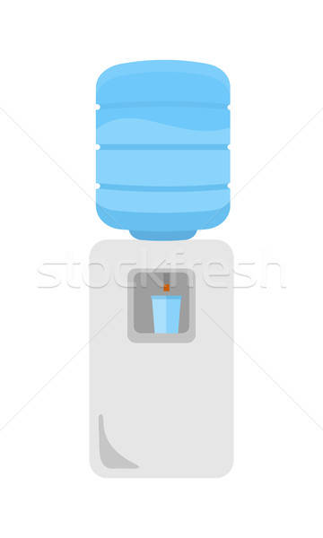 360x600 Water Cooler In Flat Vector Illustration Robuart