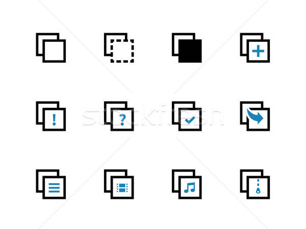 600x450 Copy Paste Icons For Apps, Web Pages Vector Illustration Vector