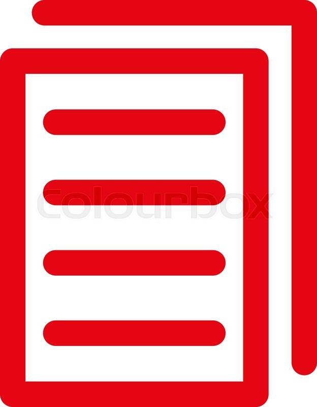 624x800 Copy Document Vector Icon Style Is Stock Vector Colourbox