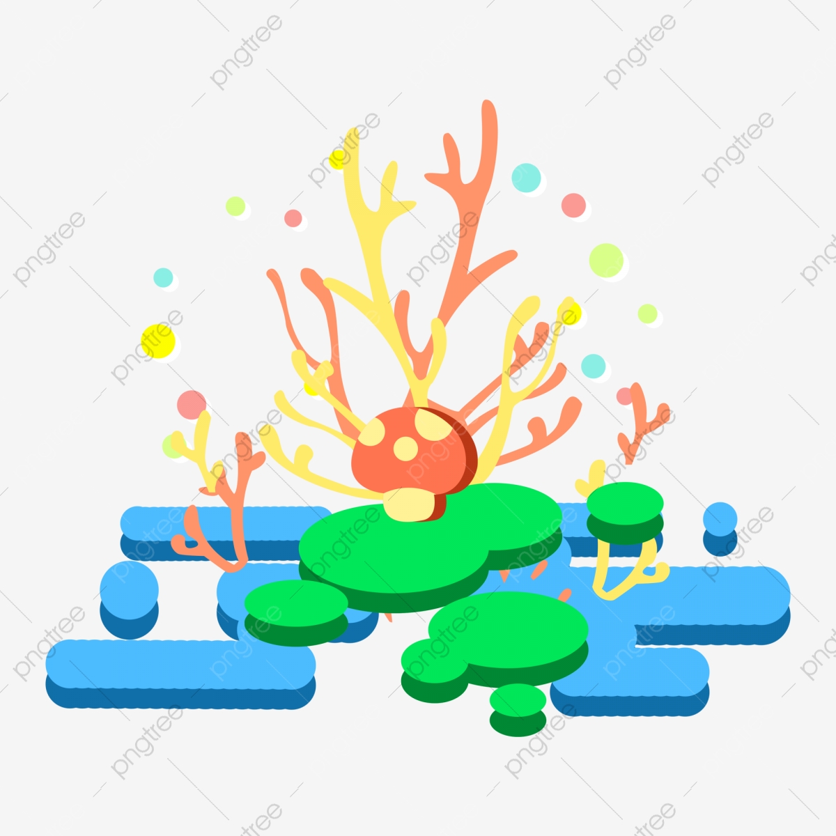 1200x1200 Vector Coral, Creative, Watercolor, Coral Png And Vector