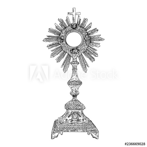 500x500 Monstrance Ostensorium Used In Roman Catholic, Old Catholic