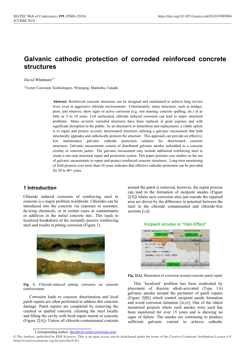 Pdf Galvanic Cathodic Protection Of Corroded Reinforced Concrete 850x1202 Pdf Galvanic Cathodic Protection Of Corroded Reinforced Concrete