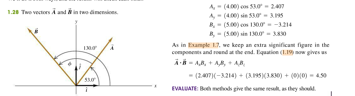 Why Are They Taking The Cosine To Find The X Component 1146x311 Why Are They Taking The Cosine To Find The X Component