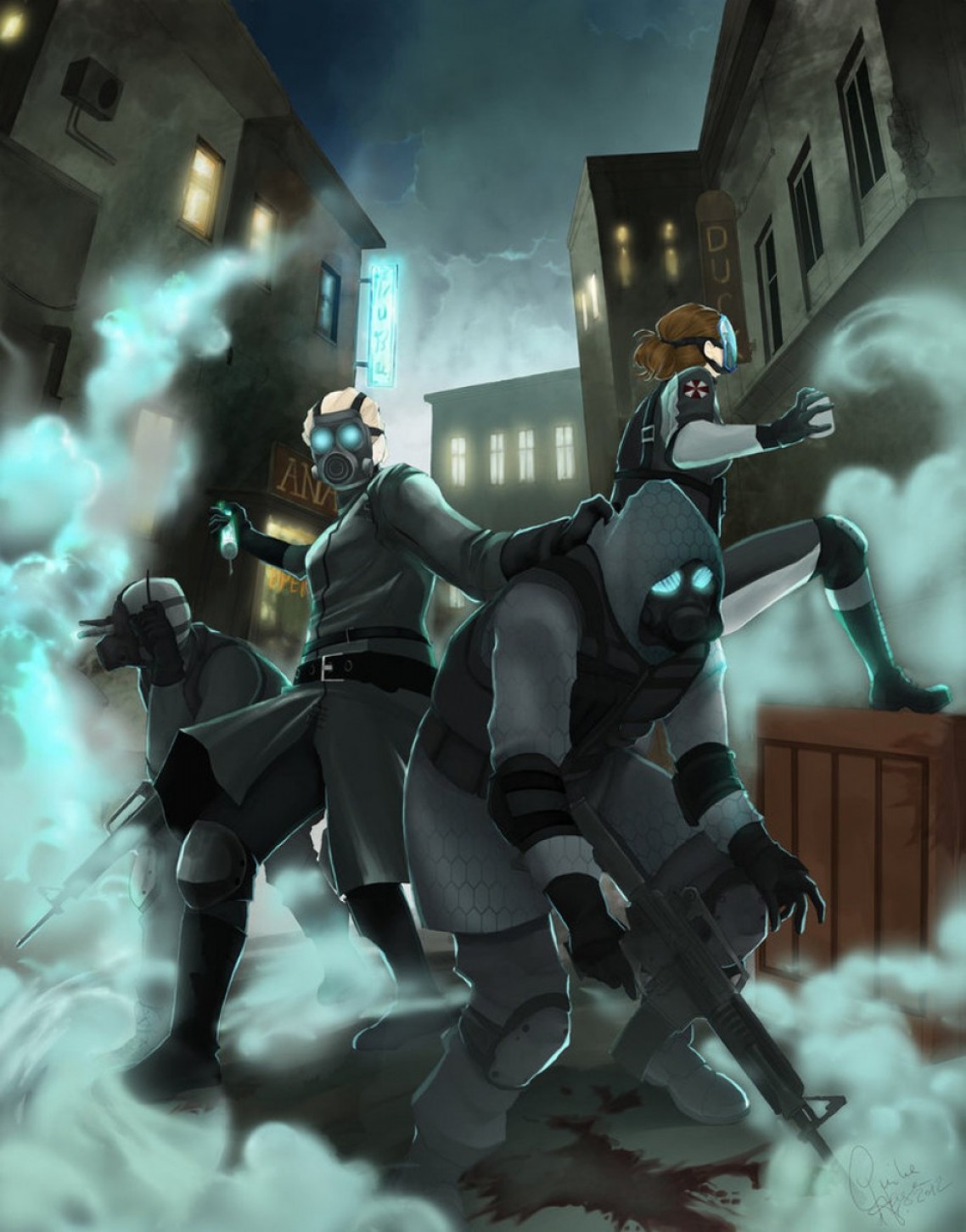 1138x1452 Resident Evil Operation Raccoon City Vector Cosplay Aef Handandbeak