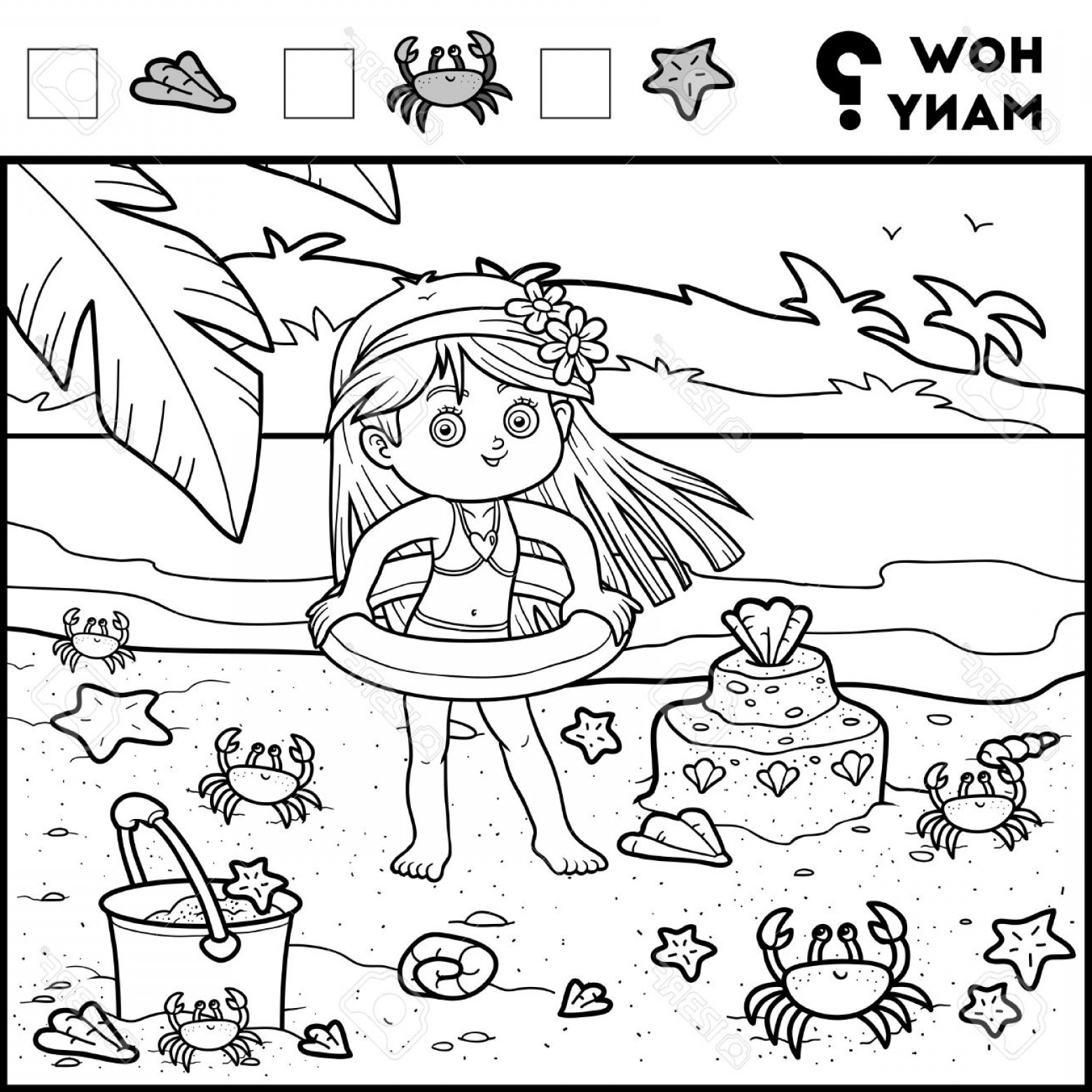 1560x1560 Photostock Vector Counting Game For Preschool Children Educational