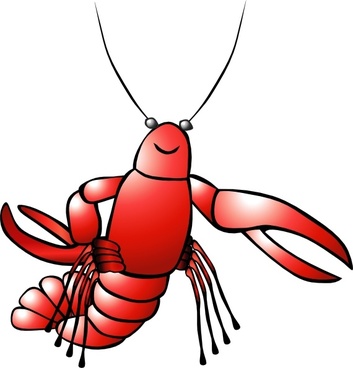 Crawfish Free Vector Download 353x368 Crawfish Free Vector Download