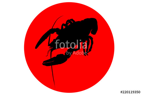 Crawfish Label Crawfish Silhouette, Crayfish Icon, Lobster Sign 500x334 Crawfish Label Crawfish Silhouette, Crayfish Icon, Lobster Sign