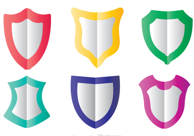 Colorful Shield Shape Flat Icons Free Vector Download 632x443 Colorful Shield Shape Flat Icons Free Vector Download