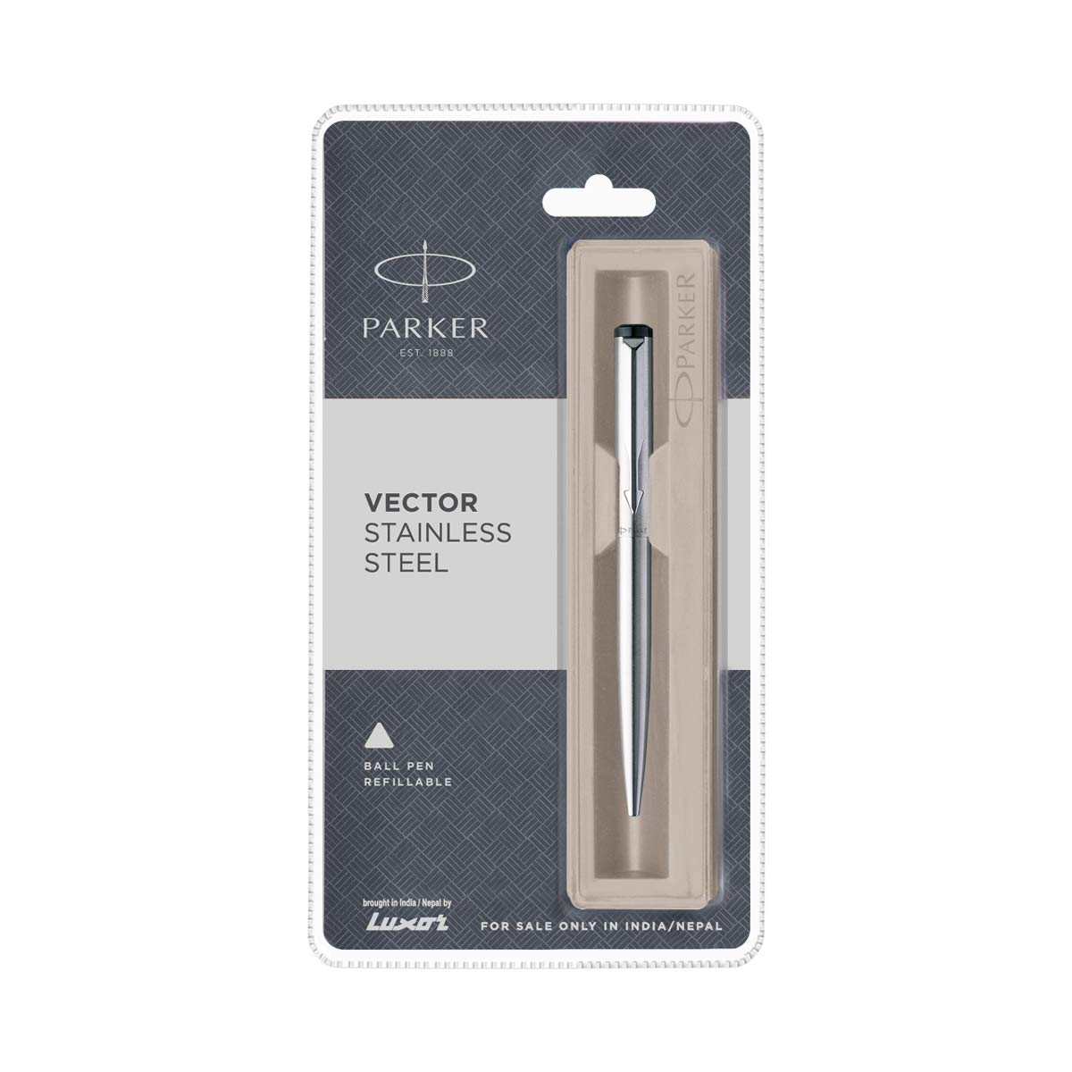 1200x1200 Parker Vector Ct Ball Pen, Stainless Steel Office Products