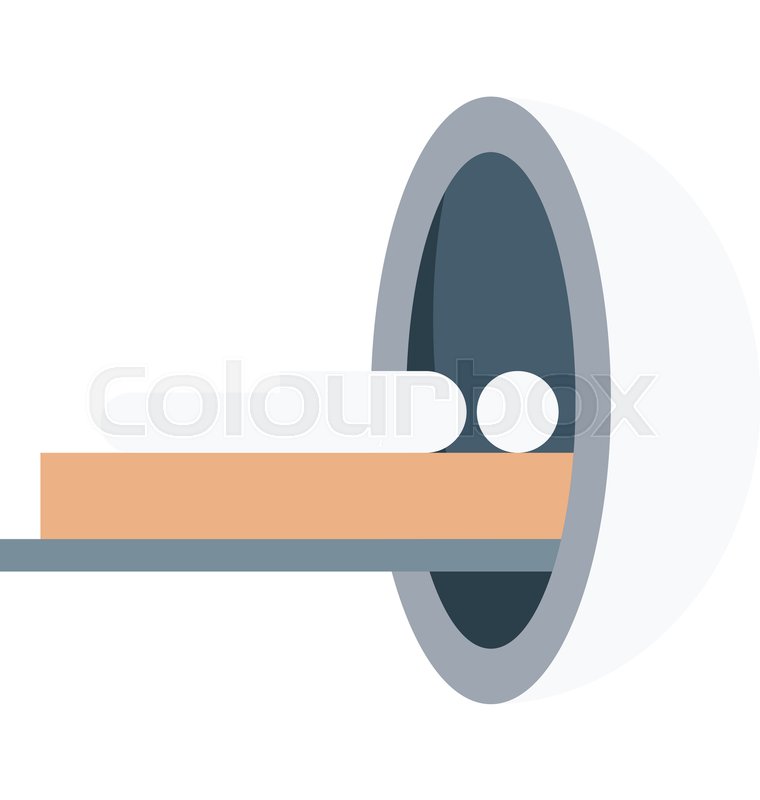 760x800 Ct Scan Color Vector Illustration Icon Stock Vector Colourbox