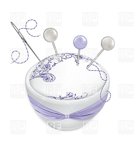 Sewing Pins, Needle, Thread And Pin Cushion Vector Image Of Beauty 450x470 Sewing Pins, Needle, Thread And Pin Cushion Vector Image Of Beauty