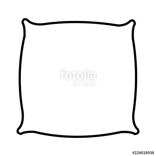 Pillow Cushion Isolated Icon Stock Image And Royalty Free Vector 500x500 Pillow Cushion Isolated Icon Stock Image And Royalty Free Vector