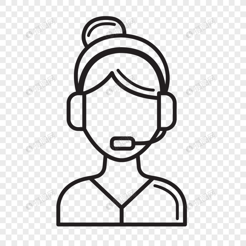 860x860 Vector Customer Service Personnel Image Material Png Image Picture