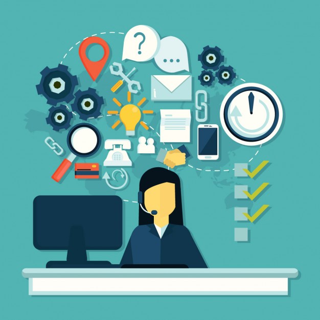626x626 Customer Service Infographic Vector Free Download