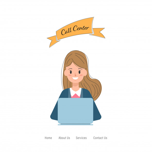 626x626 Call Center Customer Service Job Character Vector Premium Download