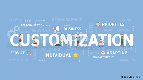 500x282 Customization Concept Illustration Stock Image And Royalty Free