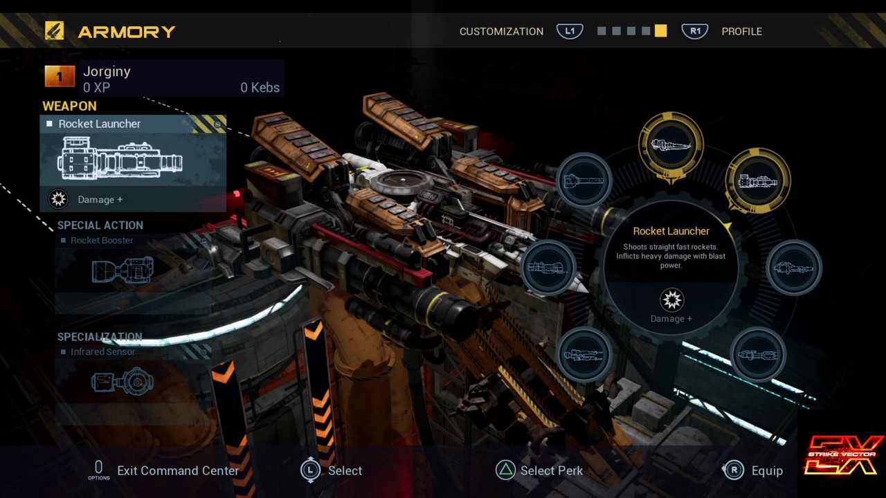 1280x720 Strike Vector Ex Customizar Vector