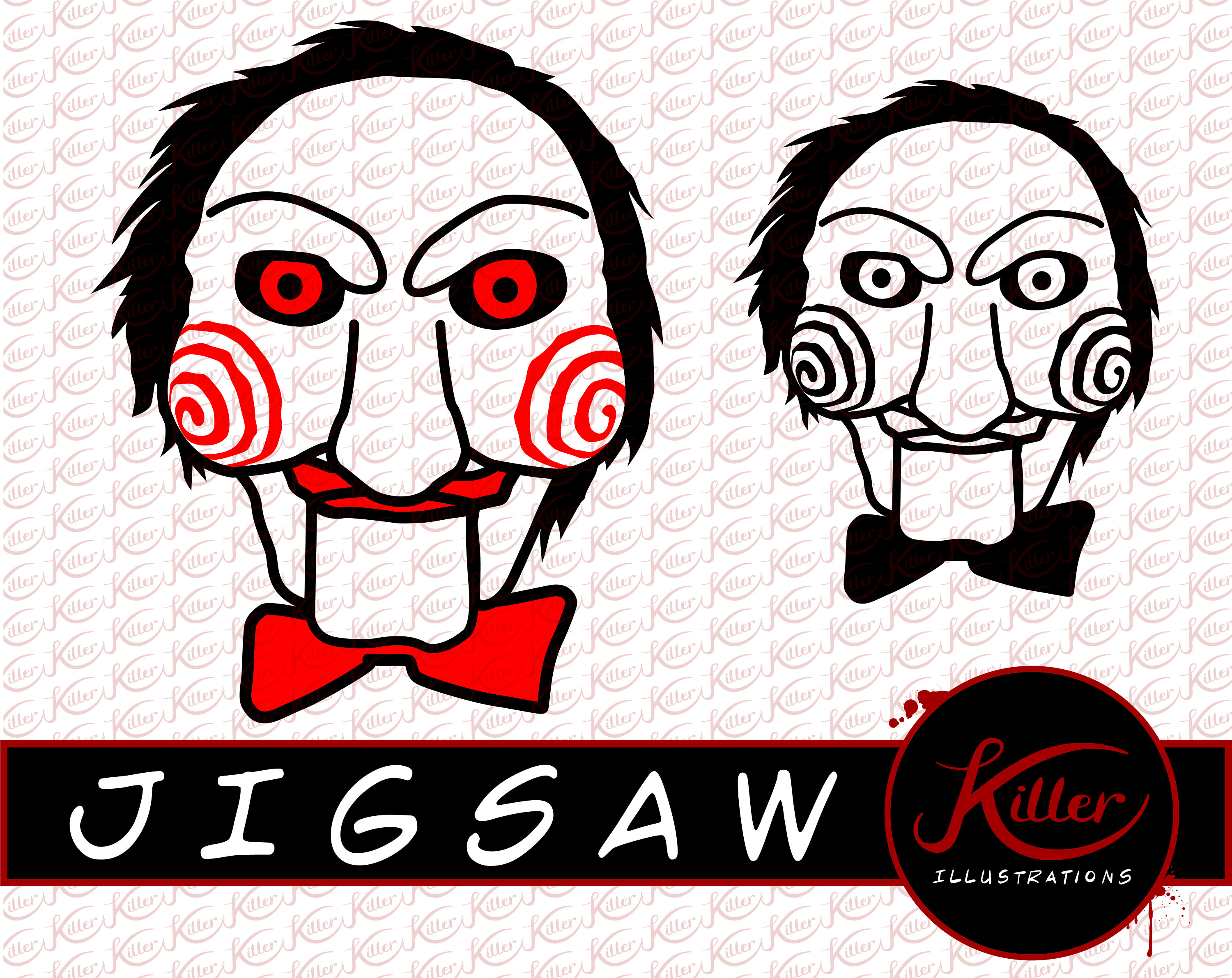 3000x2382 Jigsaw Vector Saw Movie Clip Art Instant Digital Etsy