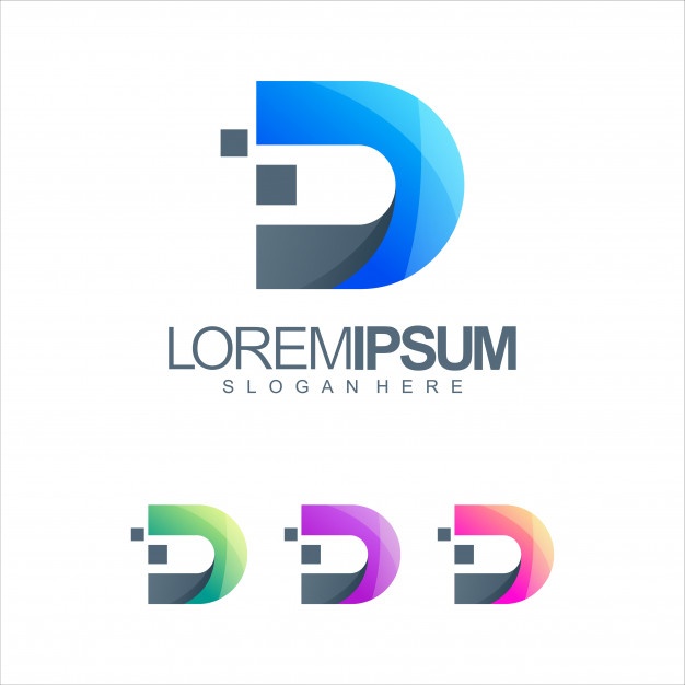 626x626 D Letter Logo Design Vector Premium Download